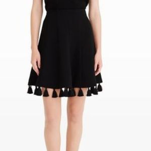 Club Monaco black tassel skirt Fit-and-flare